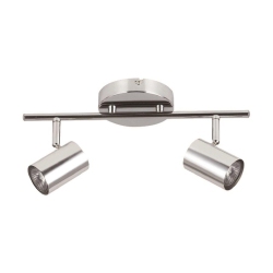 XTRICITY - 2 Heads Ceiling Light, 13.97 " Width, From The Westminster Collection, Chrome