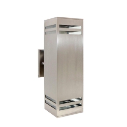 XTRICITY - Outdoor Wall Light, 13 " Height, From The Bridge Collection, Nickel