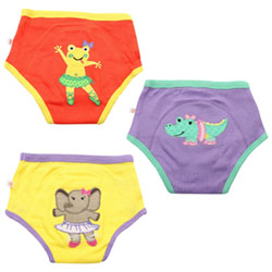 Zoocchini Organic Cotton Potty Training Pants - Ballerina Gals - 3T-4T