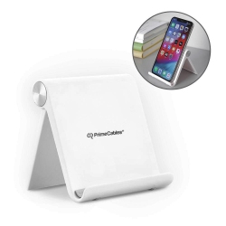 PRIMECABLES Portable Phone Stand Tablet Holder, Foldable Tablet Phone Holder Stand With Angle Adjustable