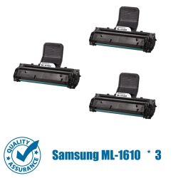 PRINTER PRO 3 Pack Samsung Ml-1610D2(Ml1610/1610) Compatible Toner Cartridge- Ml1610/2010/2510/2570/2571/scx4521F/4321 In Black