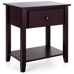 COSTWAY Nightstand Beside Table Chest Sofa Table End Table Accent Table