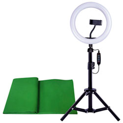 PhotoSEL LS11E21 Kit dElairage Lampes Lumière du Jour avec Trépied pour Studio Photo Flash 26W