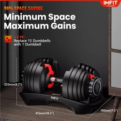 Ensemble : Haltères Ajustables (5 - 52.5 lb) et banc ajustable | Montreal Weights