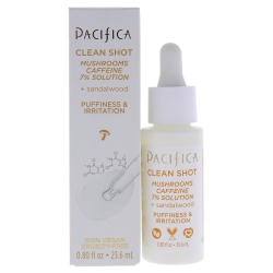 PACIFICA Clean Shot Mushrooms And Caffeine 7 Percent By for Unisex - 0.80 OZ Serum
