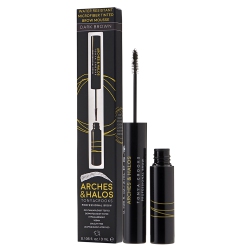 ARCHES AND HALOS Microfiber Tinted Brow Mousse Waterproof - By for Women - 0.106 OZ Mousse In Dark Brown