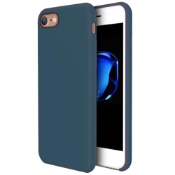 CSMART 【】 Premium Silm Soft Liquid Silicone Gel Rubber Back Case Back Cover for Iphone 7 / 8 / Se 2020 (4.7") In Navy