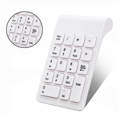 MOUSTACHE Wireless 18 Keys Numeric Keypad In White