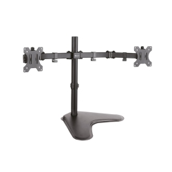 KLIPXTREME - Dual Monitor Mount Desktop Stand Up to 32In