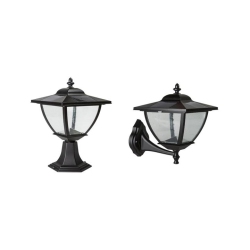 CLASSY CAPS Aluminum Eleganté Solar Lamp Sml556 In Black