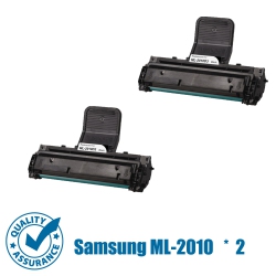 PRINTER PRO 2 Pack Samsung Ml-2010D3(Ml2010/2010) Compatible Toner Cartridge-Samsung Printer Ml-2010 Ml-1610 Ml-2510 Ml-2570 Ml-2571 In Black