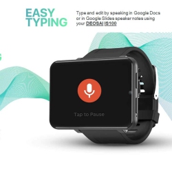 ISPEKTRUM Is100 4G Smartwatch 2.8” Screen 4G Lte Call, Wifi, 5Mp Camera, Long Battery Life, Gps, Google Maps & Play Store, 3GB+32GB, Hr Monitor