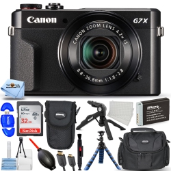 CANON Powershot G7 X Mark Ii (Black) Pro Bundle - Us Version W/ Seller Warranty
