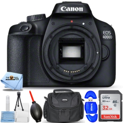 CANON Eos 4000D Body Bundle 1 - Us Version W/ Seller Warranty
