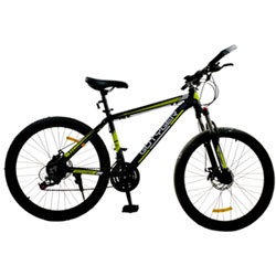 GoTyger 66 cm 24 Speed Mountain Bike - Black