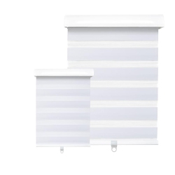 HAUZ 6884Whtcd - 68 " X 84 " Alternate Canvas Window Shade, Cordless In White