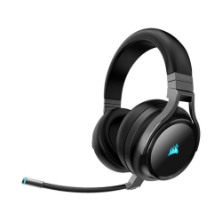 CORSAIR Bluetooth Headset Virtuoso RGB Wireless High-Fidelity Gaming - Carbon