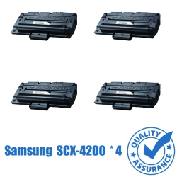 PRINTER PRO 4 Pack Samsung Scx-4200/scx-D4200/4200/samsung4200/samsung 4200 Toner Cartridge-Samsung Printer Scx-4200 In Black