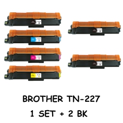 BESTONER 6 Pack Brother Tn227/tn-227/tn-223/tn223 High Yield Bk/c/m/y Compatible Toner Cartridge Brother Hl-L3210 Hl-L3230 L3270CDw L3290CDw