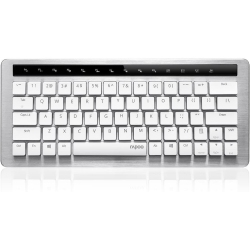 RAPOO Zakitane Kx 5.8Ghz Smart Backlight Led Built-In Lithium Battery Wireless Mechanical Mx Keyboard -White