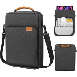 HLD 9-11 Inch Tablet Sleeve Bag Case \w Handle & Shoulder Strap for 11-Inch Ipad Pro M4, Ipad Air M2/5/4, Ipad 10Th/9/8/7Th, Ipad 10.2/10.9, Galaxy