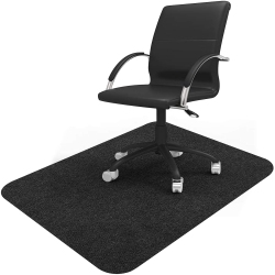 HLD Vicwe Office Chair Mat, 1/6" Thick 48" X 36" Multi-Purpose Low Pile Desk Chair Mat for Hardwood Floor, Upgraded Version (Dar