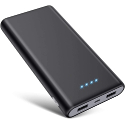 HLD 26800Mah Dual-USB Portable Power Bank for Iphone 11, Pro, Max, X, Xs, Samsung, Android & More