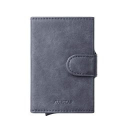 HLD Slim Pop Up Wallet for Men, Leather Credit Card Case Holder Rfid Blocking Minimalist Wallets In Multicolor