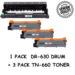 BESTONER Brother 1Drum + 3 Tonerdr630/dr-630/tn660/tn660/tn630 Compatible Brother Dcp-L2520Dw Dcp-L2540Dw Hl-L2300D Hl-L2305W Hl-L2320D Hl-L2380