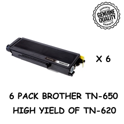 BESTONER 6 Pack Brother Tn650/tn-650/tn650/tn 650/tn620 Compatible Toner Cartridge Brother Dcp-8050 8080 80585 Hl-5340 5350 5370 5380 Mfc-8370 8480