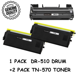 BESTONER Brother 1Drum + 2 Toner Dr510/dr-510/tn570/tn-570/tn570/tn540 (Toner & Drum Combo) Compatible Brother Dcp-8040 8045 Hl-5100 5130 5140 5150