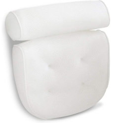 ISTAR Bath Pillow Spa Bathtub Cushion Head, Neck, Shoulder And Back Support Rest With 4 Non-Slip Strong Suction Cups