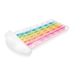 INTEX - Inflatable Pool Mattress, 71 " X 34 ", Cloud And Rainbow Pattern