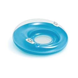 INTEX - Inflatable Pool Chair With Cup Holder, 47 " Diameter In Blue