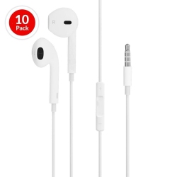 SAMA [10 Pack] Iphone Earbuds Headphones Earphones With 3.5MM Wired In Ear Headphone Plug, Built-In Microphone & Volume Cont