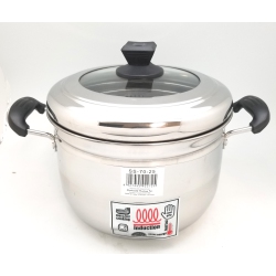 SUNWEALTH EZ LIVING Sunwealth Multi-Purpose Japanese Style Stainless Steel Steamer - 5.9 Quarts