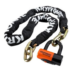KRYPTONITE : New York Chain 1217 : Black/orange : 12MM X 170Cm