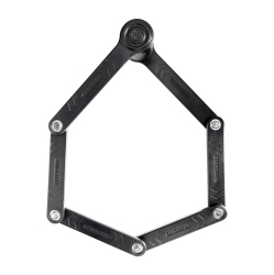 KRYPTONITE : Keeper 585 Folding Lock : Black/grey : 5MM X 85Cm