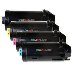 COLORBLACK Txc600Sset Set Of 4 Colors Premium Replacement Of Xerox Toner Cartridge for Versalink C600 C605 Color Printers Standard Capacity Page