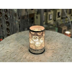 ACE Touch Sensor Lamp – Flower W/scented Oil Holder 20W -J1310 In Silver