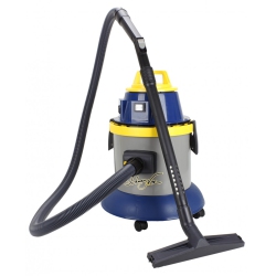 JOHNNYVAC Jv125 Wet & Dry Commercial Vacuum - Capacity Of 4 Gal (15 L) - Electrical Outlet for Power Nozzle - 10' (3 M) Hose - Plastic And Aluminum