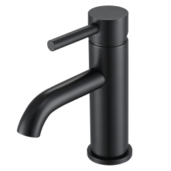 ANCONA Valencia Series Single Lever Bathroom Faucet In Matte In Black