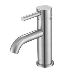 ANCONA Valencia Series Single Lever Bathroom Faucet In Brushed Nickel
