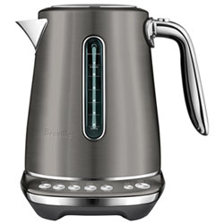 Breville Smart Kettle Luxe Programmable Electric Kettle - 1.7L - Black Stainless Steel