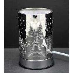 ACE J1320- Touch Sensor Lamp -Silver Paris W/scented Oil Holder 35W