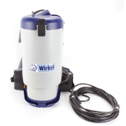 WIRBEL Jvt1W Professional Backpack Vacuum - 1.5 Gal (6 L) Tank Capacity - \w Complete Tool Set - Hepa Filtration - 30' (9 M) Power Cable - Cushion