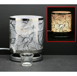 ACE J1327 – Touch Sensor Oval Shape Lamp – Feather In Silver