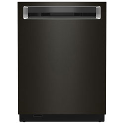 Lave-Vaisselle Encastrable 24 Po 44 Db De Kitchenaid (Kdpm604Kbs) - Inox Noir - Bo - Parfait État