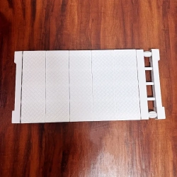 ISTAR Extendable Adjustable Storage Rack Shelf Separator Compartment for Kitchen Cupboard Refrigerator Wardrobe Bookcase Compartments Collecting