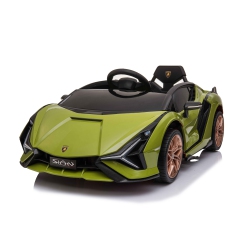 VOLTZ TOYS 12V Ride On Car for Kids, Official Licensed Lamborghini Sian, Battery Powered Electric Car \w Remote Control, Led Lights And Mp3 Player